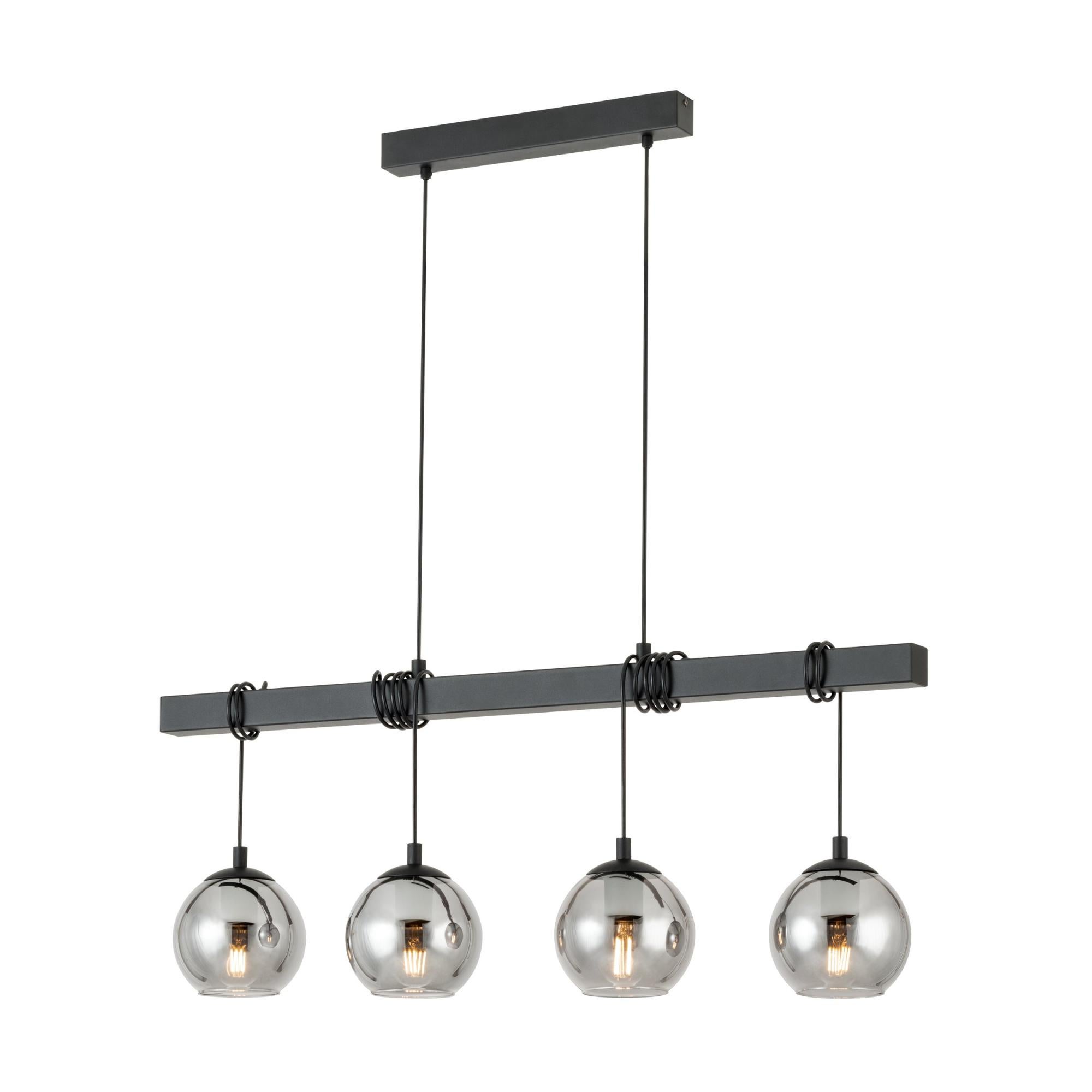 Luminaire en suspension EGLO Suspension design ARGALLO en métal noir et