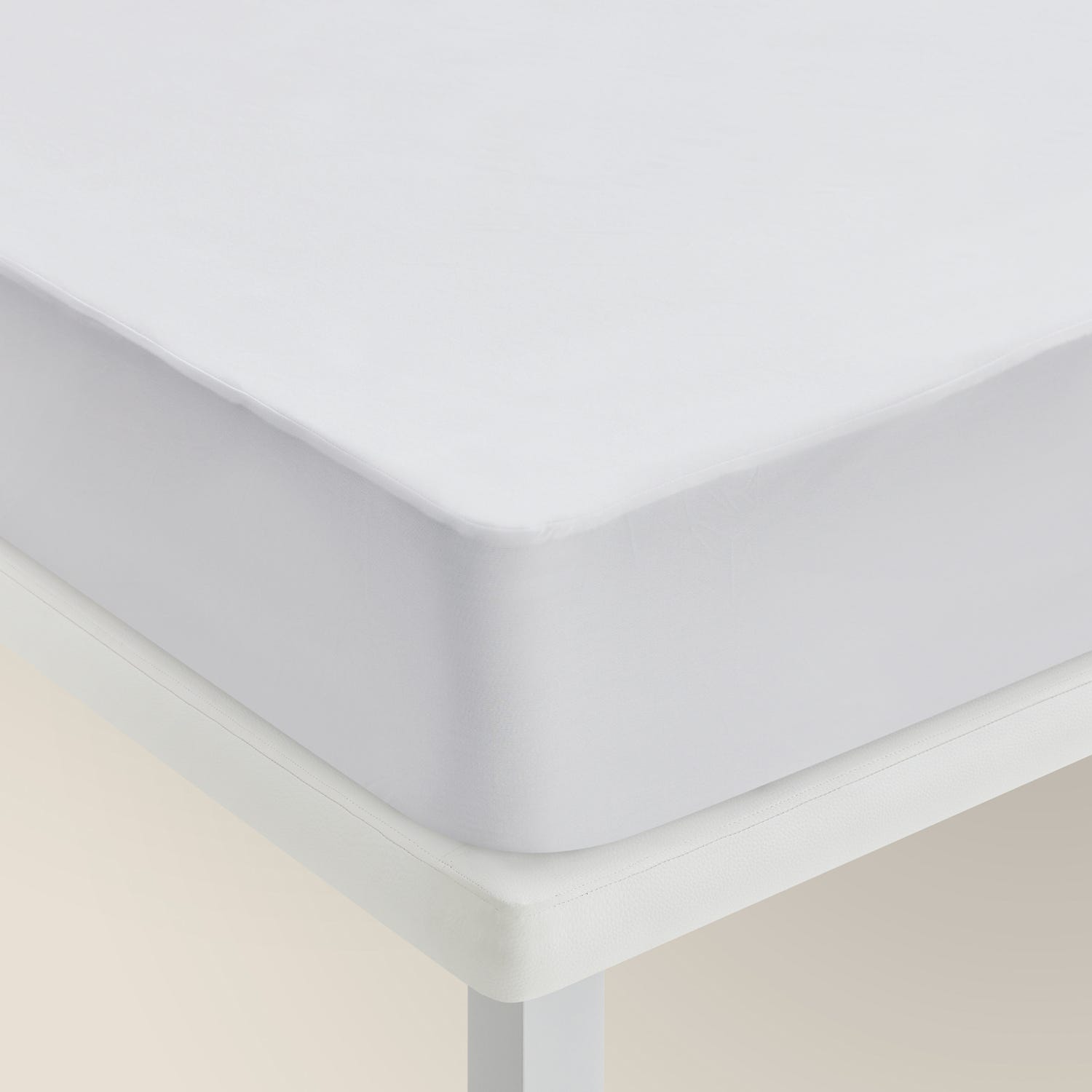 Protector Colchón Impermeable Transpirable Poliuretano Altura 30 cm Color  Blanco Medidas 80cm
