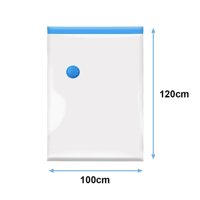 5x Sac de rangement sous vide Housse Aspiration Compression