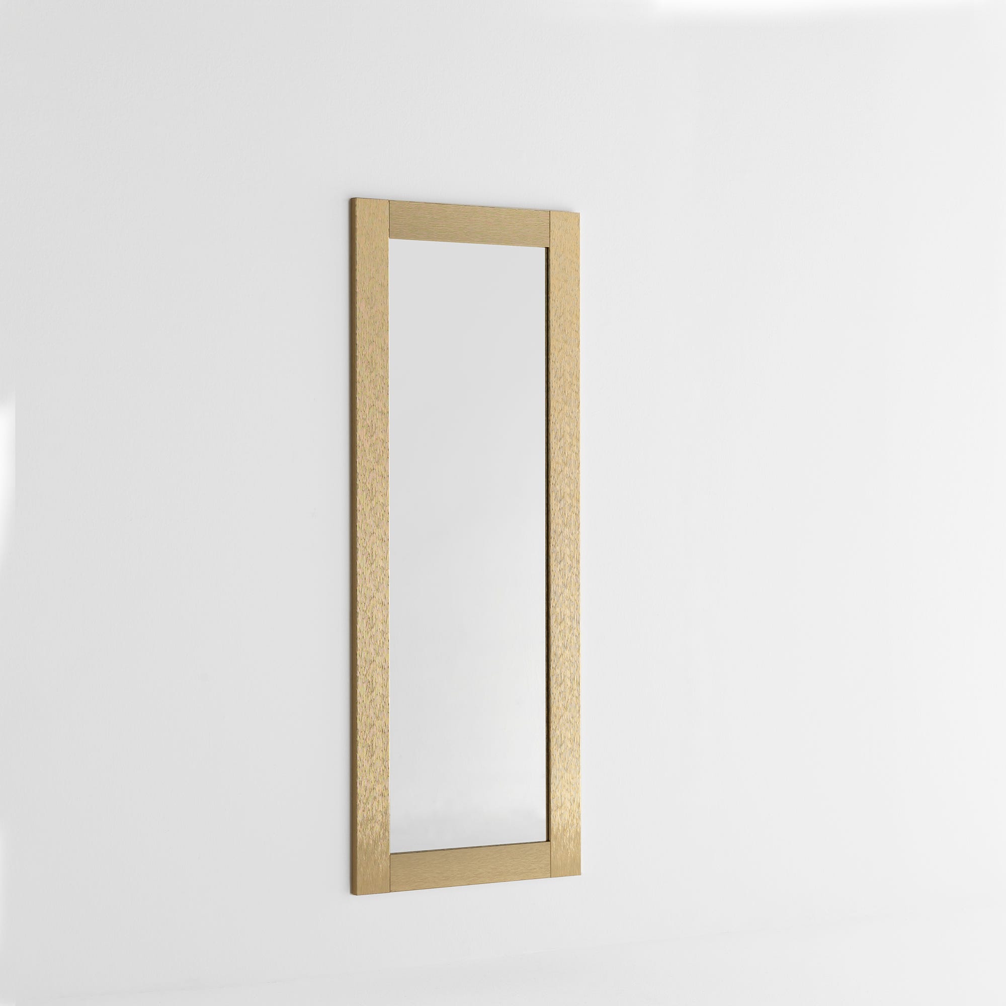 HORM specchio da parete o da terra YUME (105 x H 73 cm - Alluminio  anodizzato e vetro) 