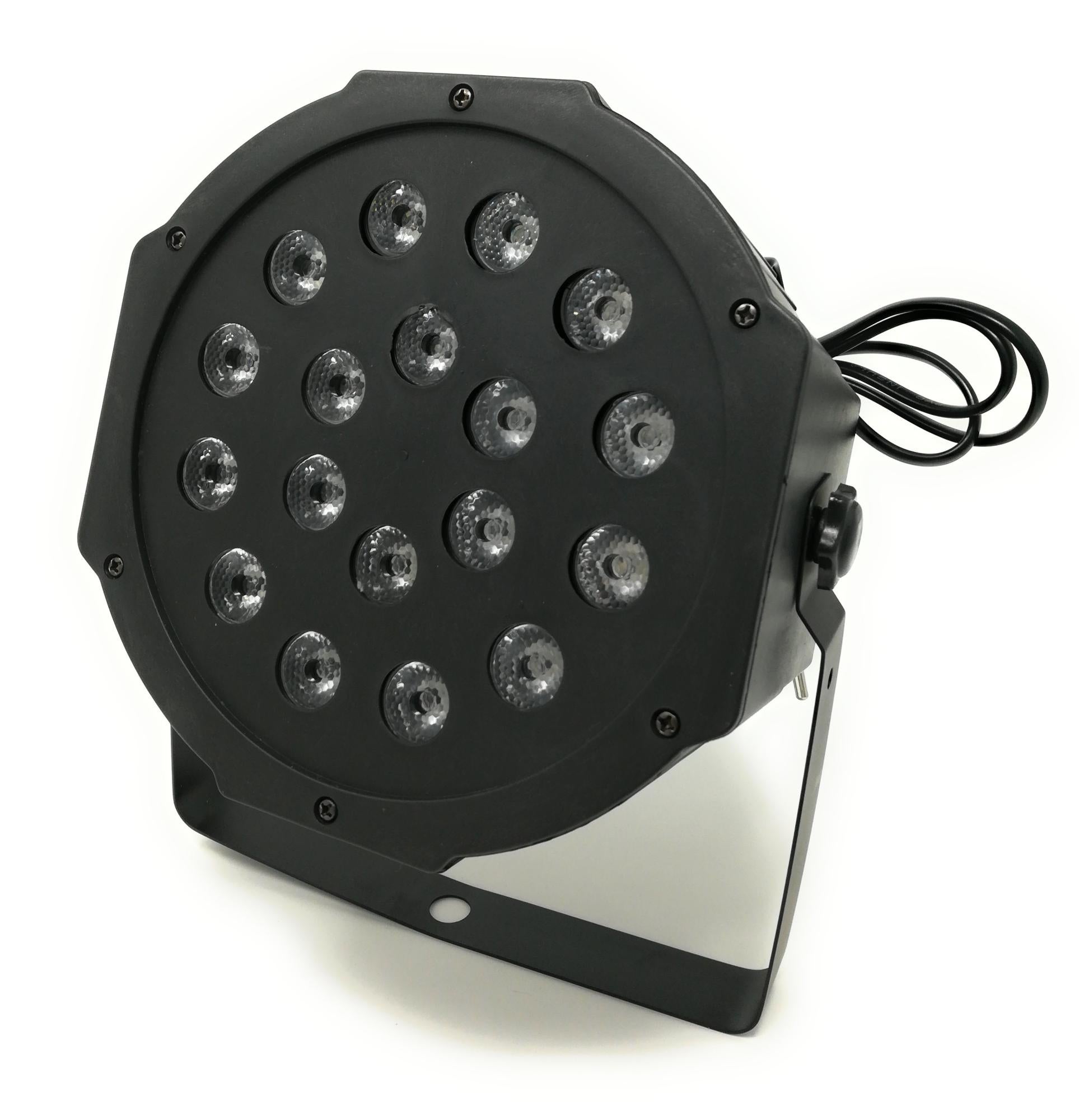 Faro Stroboscopico LED RGB - 12 LED, Proiettore Per Discoteca, Feste Ed Eventi