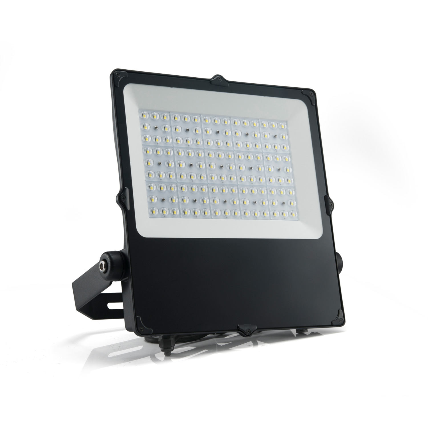Proyector giove antracita en aluminio 200 w 32000 lumen verde k ip66 hermético y resistente al agua apto para ambientes exteriores
