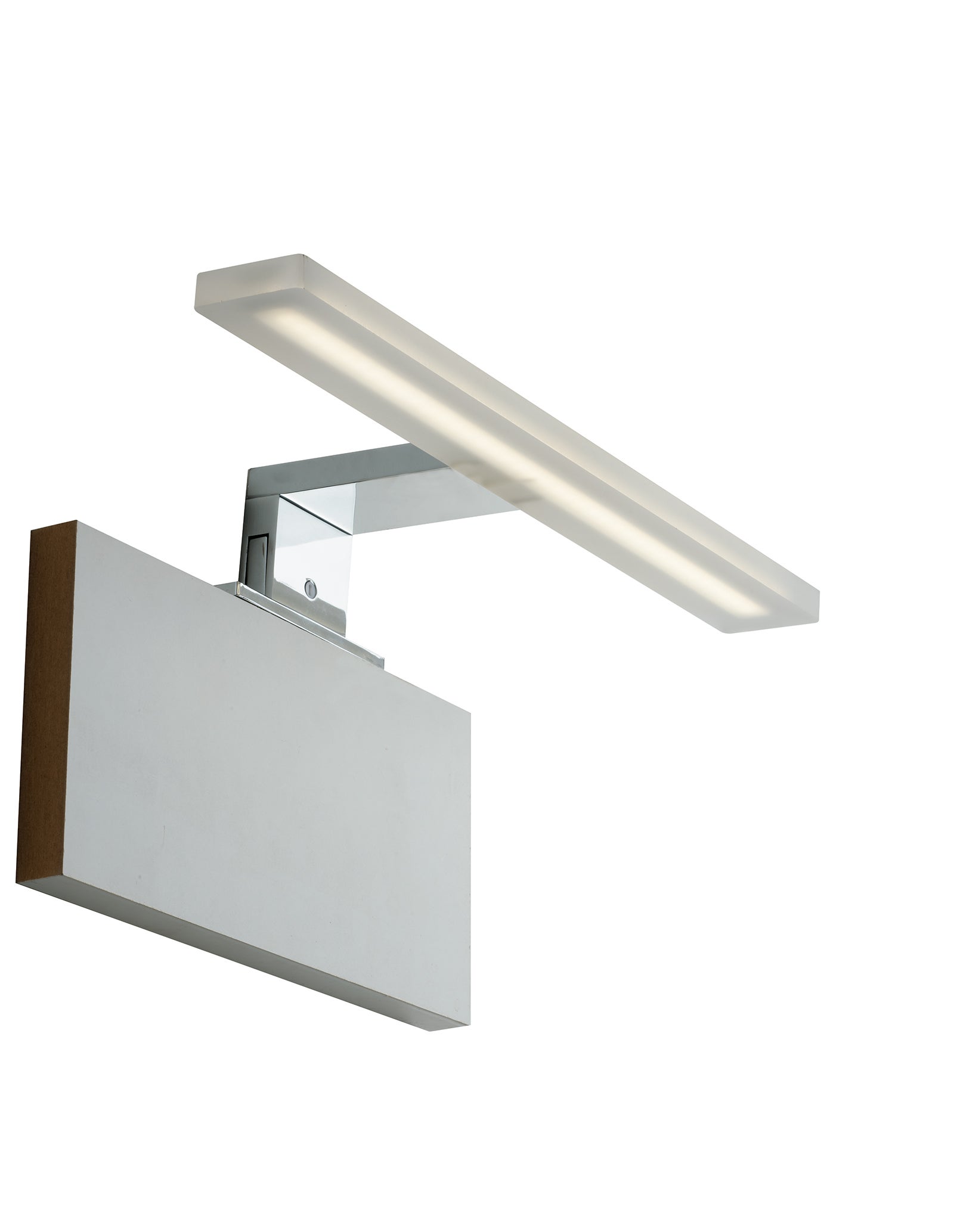 Aplique de pared led cromado aqa para espejo 2x8w 4000k (luz natural) ip44