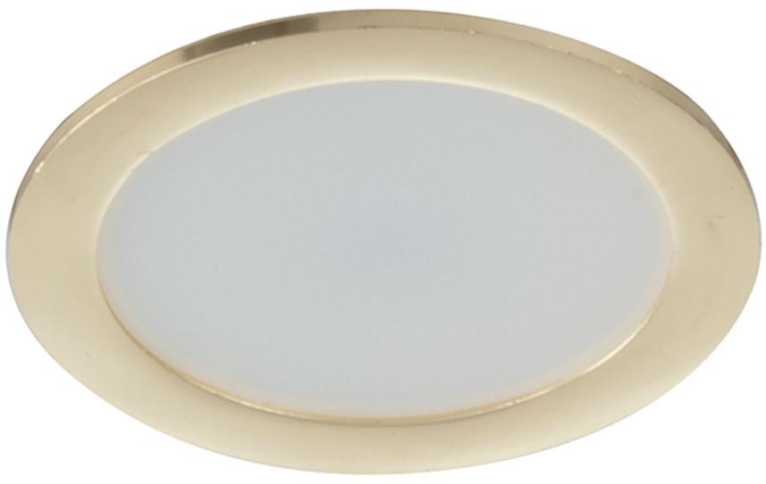 Faretti LED Da Incasso, Luci LED Integrate 5W, Diametro Foro 60mm Faretti Per Bagno Ultrasottili Da Soffitto Luce Calda Plastica Color Nickel Opaco Set Da 3 230v Ip44 86975408