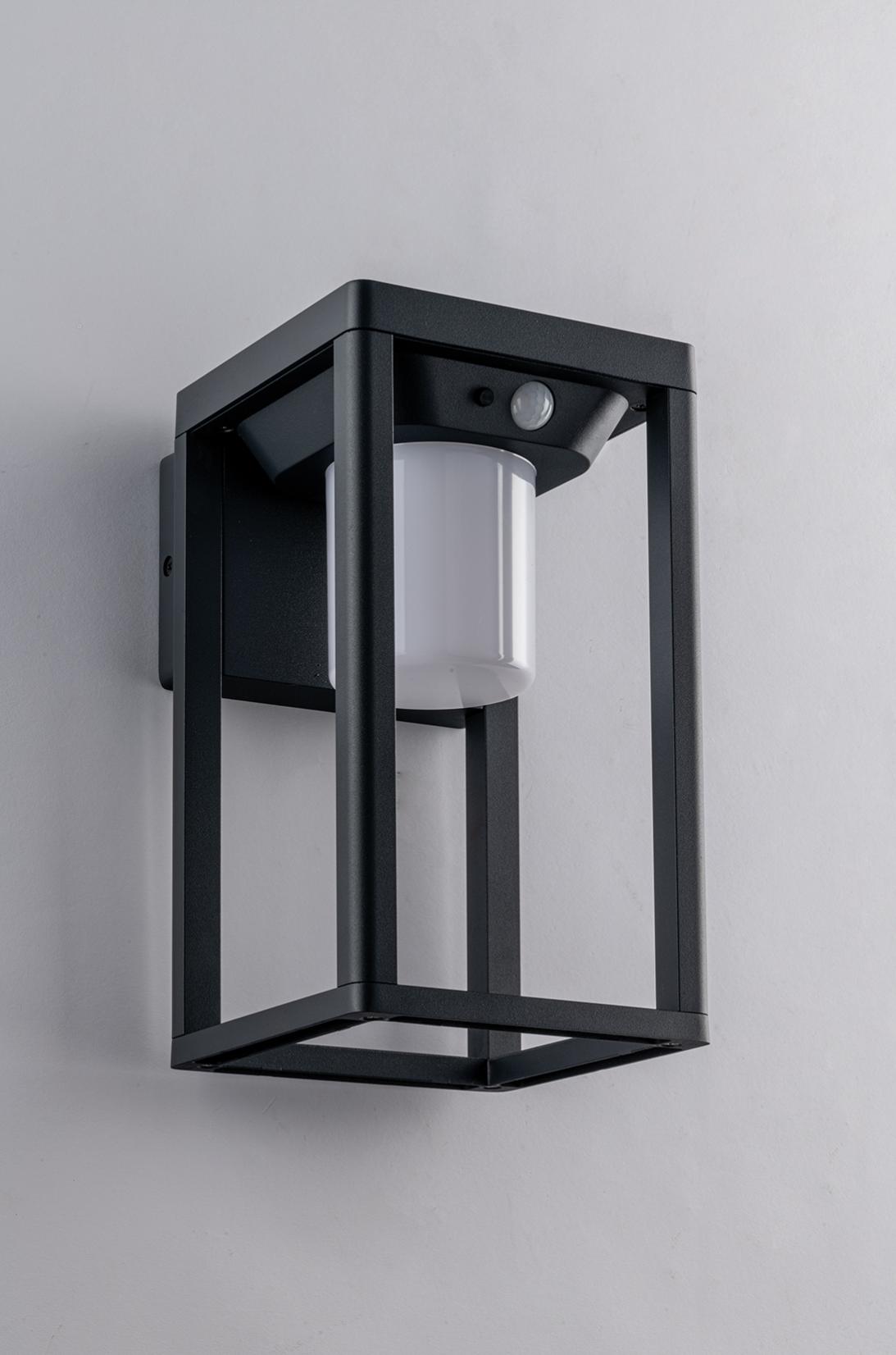 Aplique led kyoto antracita en aluminio 2 5w 4000k(luz natural) ip44 25x14 2x15 7cm.