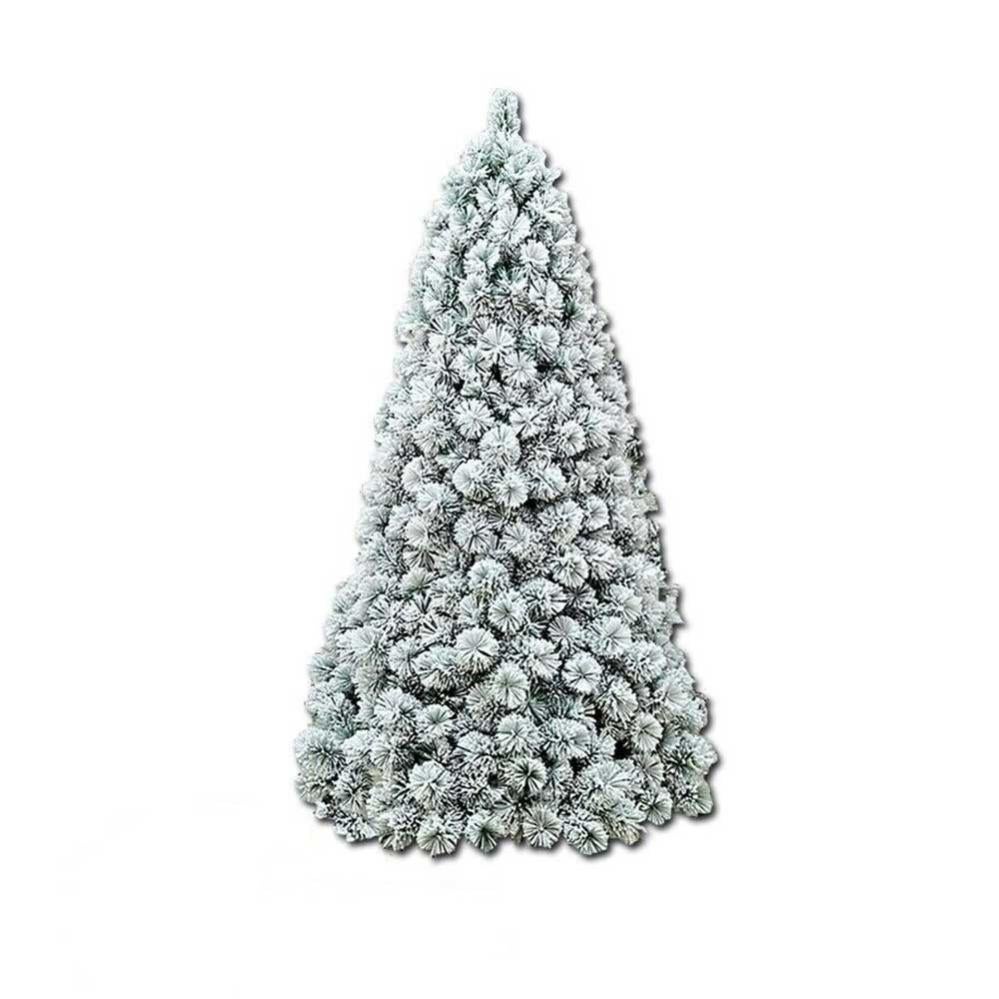 Aufun Albero di Natale artificiale 1,2 m in PVC, Folto, albero di Natale Effetto Realistico, montaggio rapido, con supporto per albero di Natale (120 cm, Effetto neve + pigne
