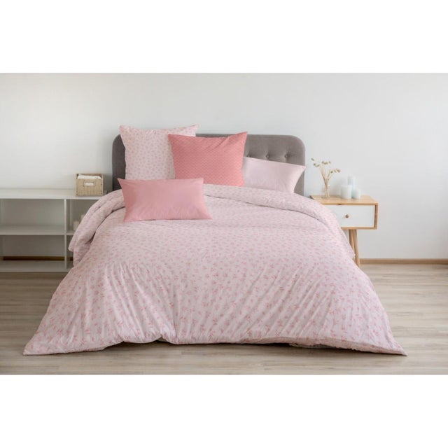 COLIBRI Parure de Couette 100% Coton COULEURS - Rose, MATIÈRE - 100% COTON, TAILLES - 240 x 260 cm