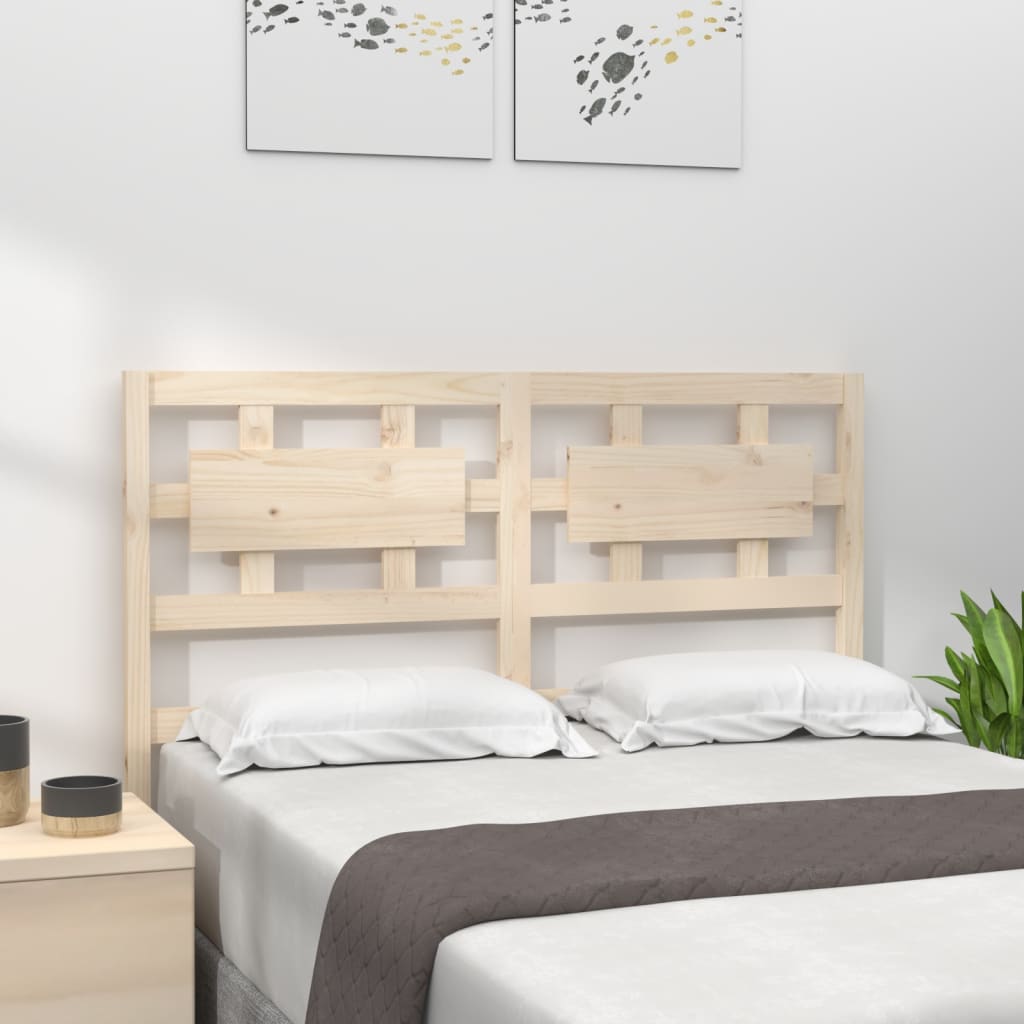 Cabecero de cama madera maciza de pino 140,5x4x100 cm - referencia  Mqm-817985