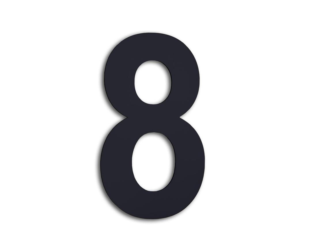 Acciaio Inox Casa Numeri - Adesivo 3M Supporto 10cm - Foto 4