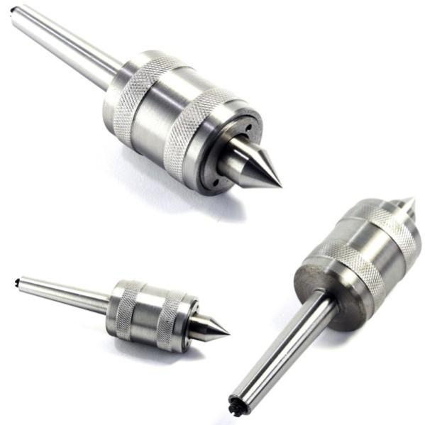 TORNIO CONTROPUNTA ROTANTE Girevole Alta Precisione Cono Morse 1 Cm1