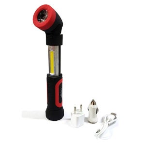 Trade Shop - Torcia Lampada Emergenza A Led Cob Con Calamita Da Lavoro Luce  Portatile Sos