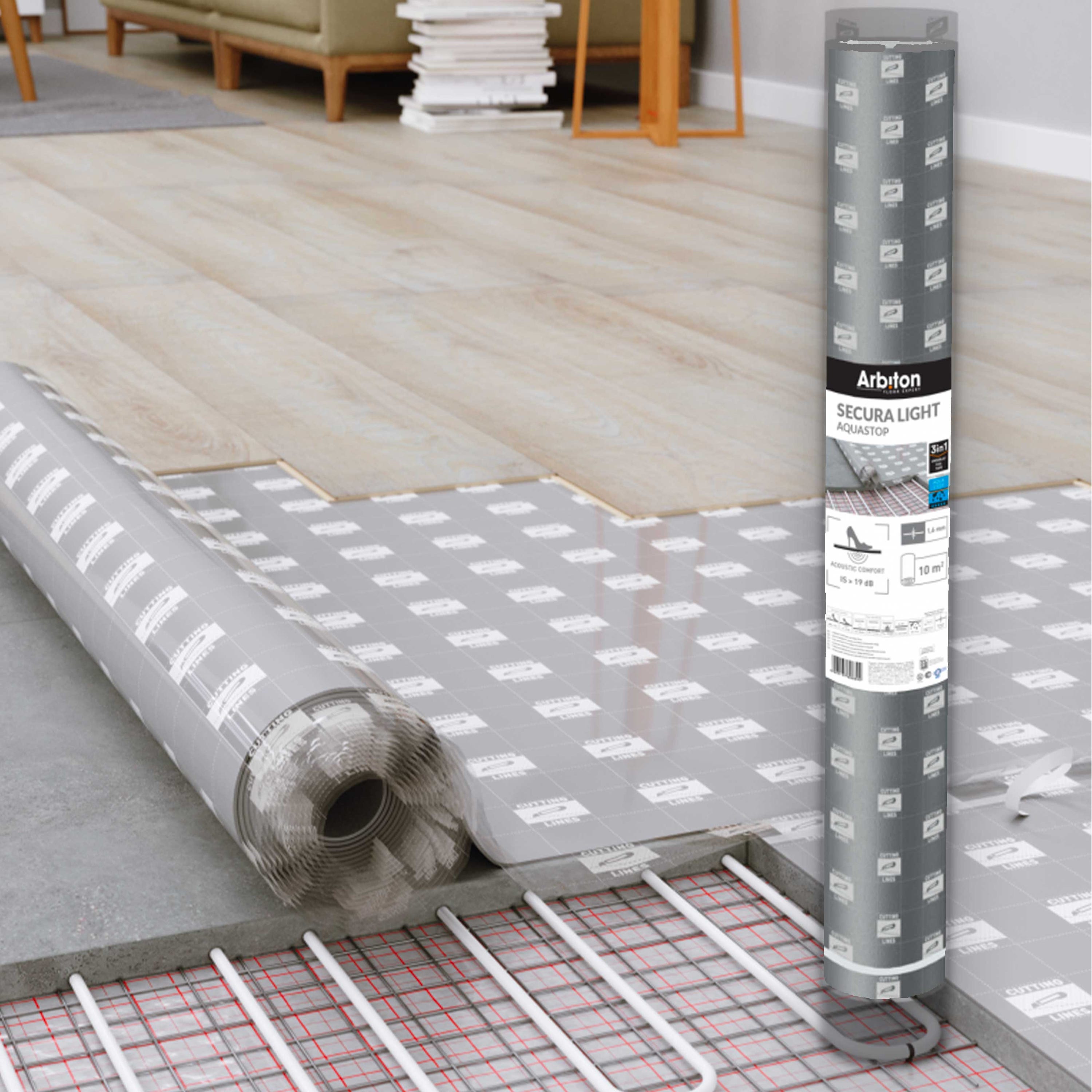 Spazzola triplo uso Ø32 per parquet pavimenti tappeti