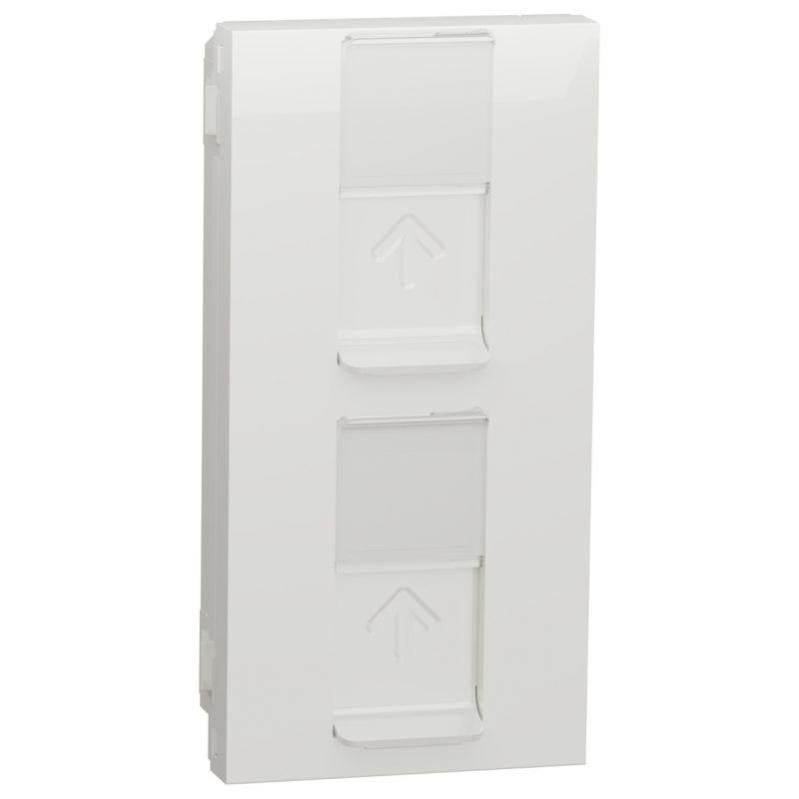 InLine® Scatola Patch In Metallo Per 4 Moduli Keystone RJ45 – Alloggiamento Da Scrivania O Guida DIN, Colore Nero (RAL9005) - 3