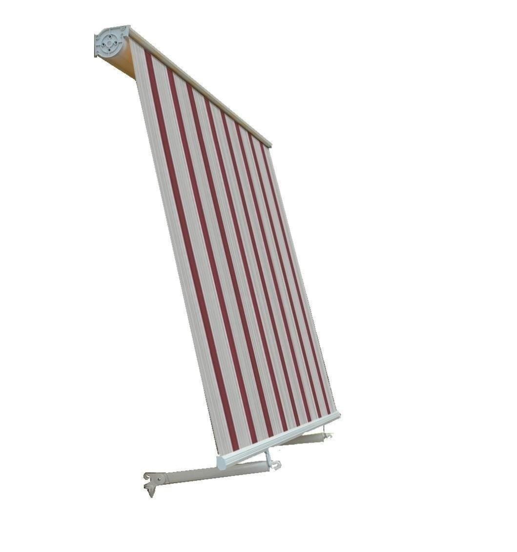 Decorspace Store à cassette pour balcons et vérandas avec bras en tissu