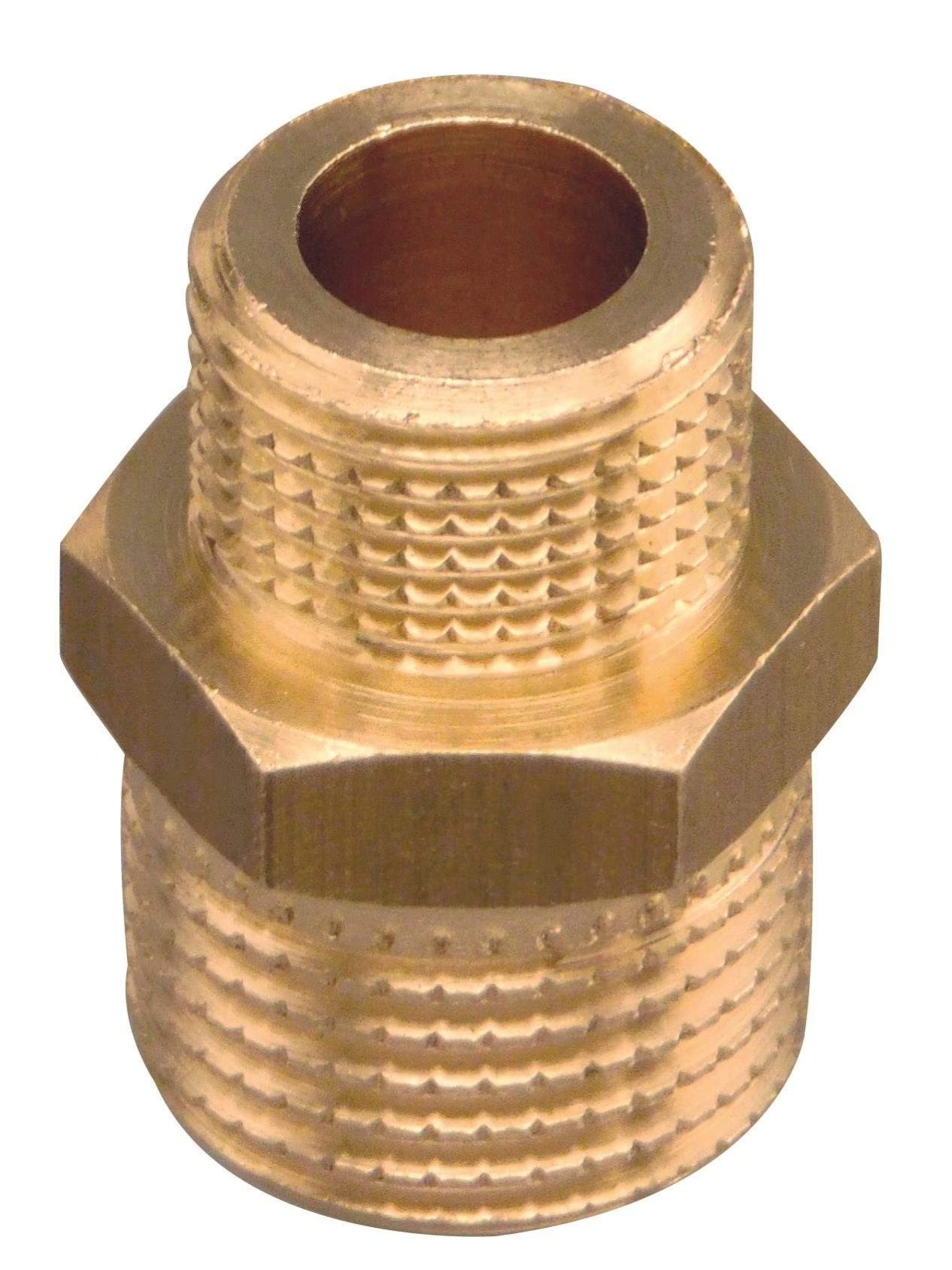 Raccordo filettato in ottone da 1/2'' BSP 50 mm per connettori