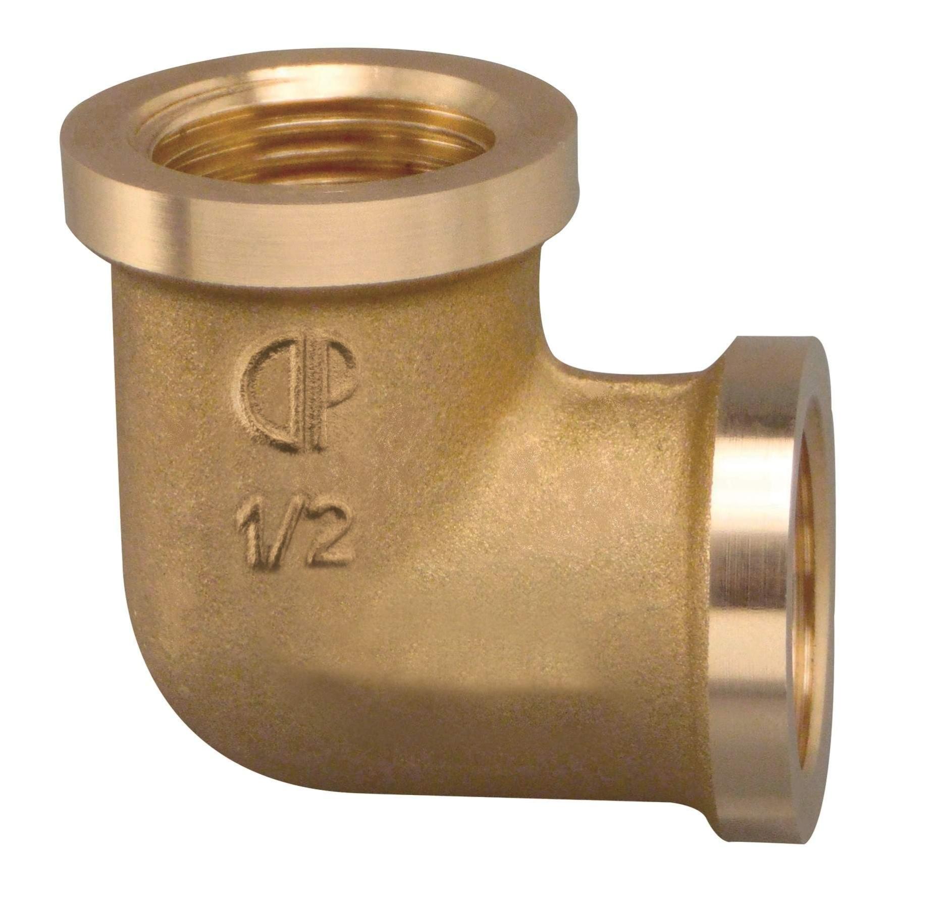 Gomito a 90° per tubo OD 8 mm filettatura maschio 1/8 NPT conico