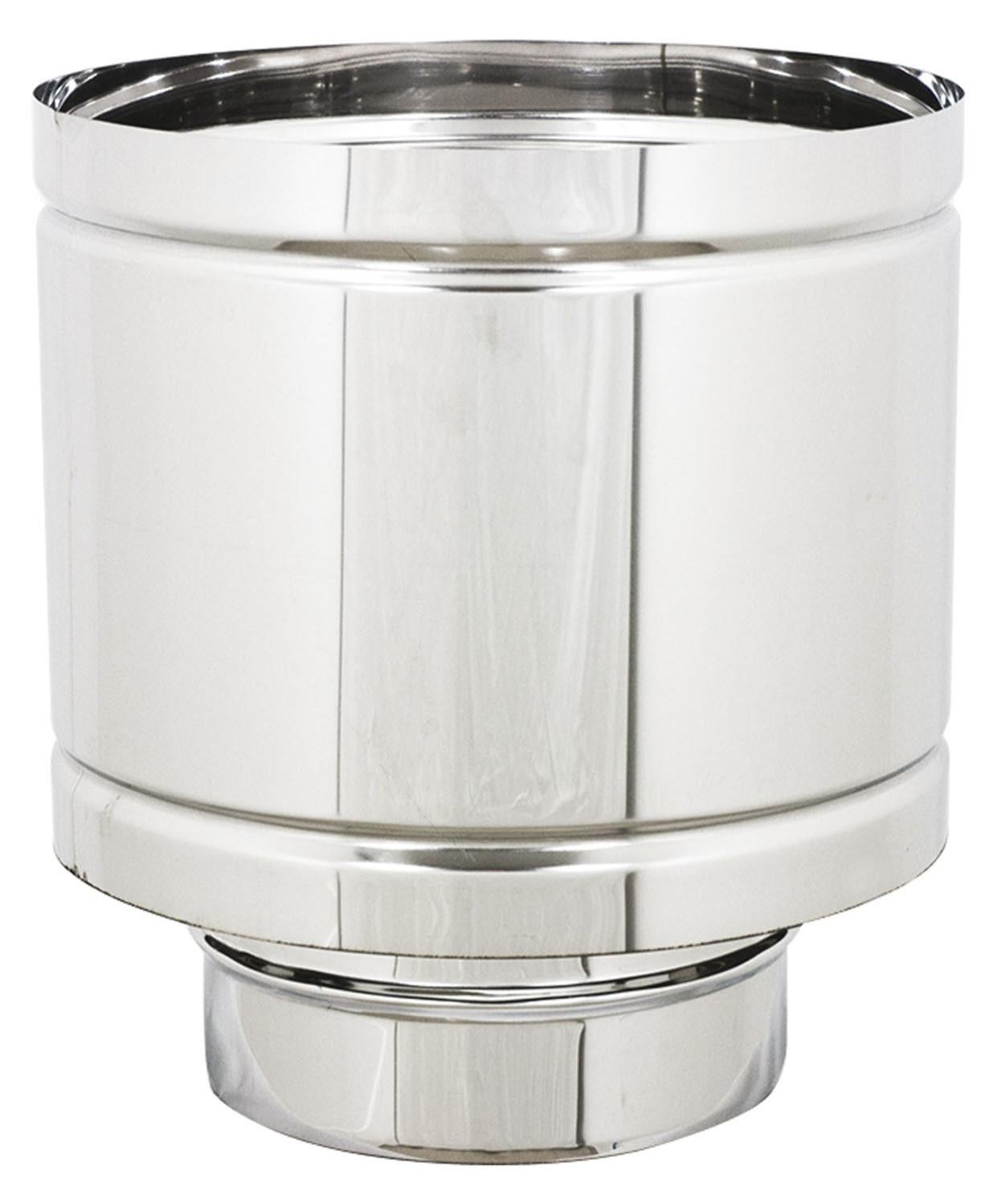 Cappello Per Canna Fumaria Girevole | Acciaio Inox AISI 304 | Ø 10 Cm | Attacco Maschio - Foto 4