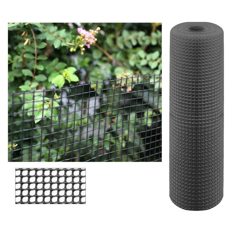 Filet de bordure de jardin en maille carrée en plastique clôture flexible  barriè