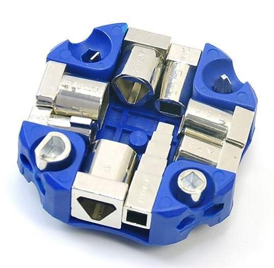 2 Chiavi Triangolari Universali | Per Contatori Gas, Acqua E Luce | Con Moschettone - Foto 6