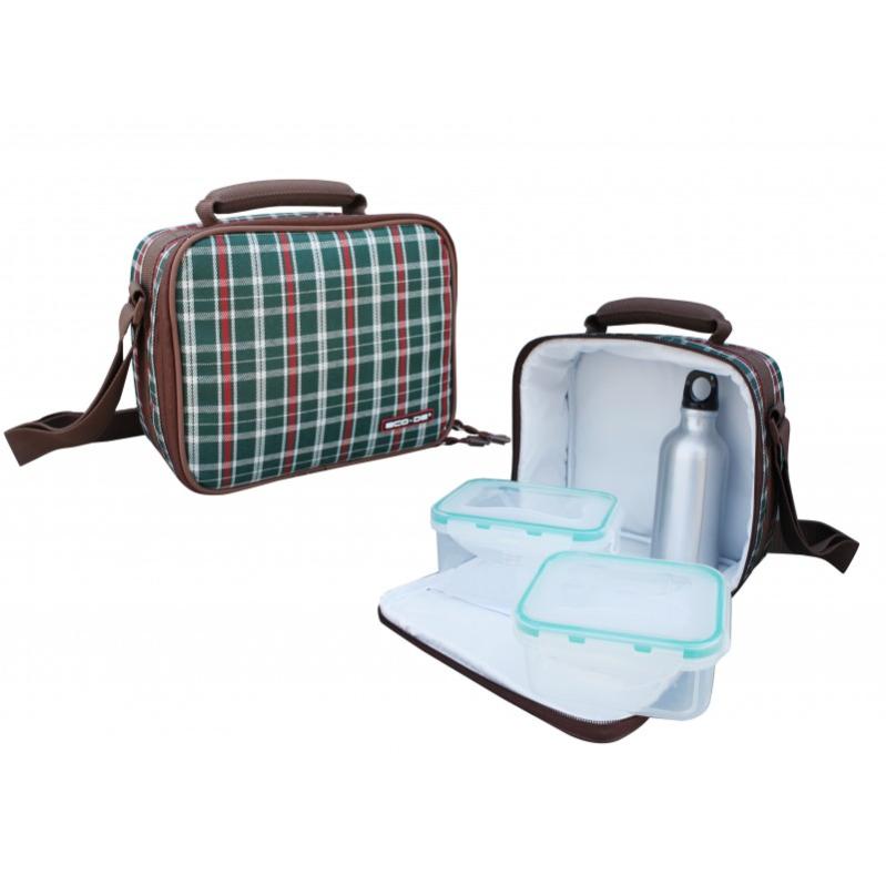 Bolsa isotérmica porta alimentos pequeña de 1,5 L con 1 recipiente, Th