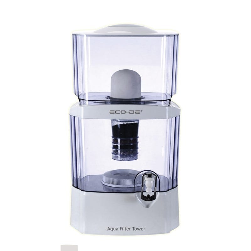 Dispensador de Agua Filtrada ECODE Fresh Tower 9 L con 1 filtro
