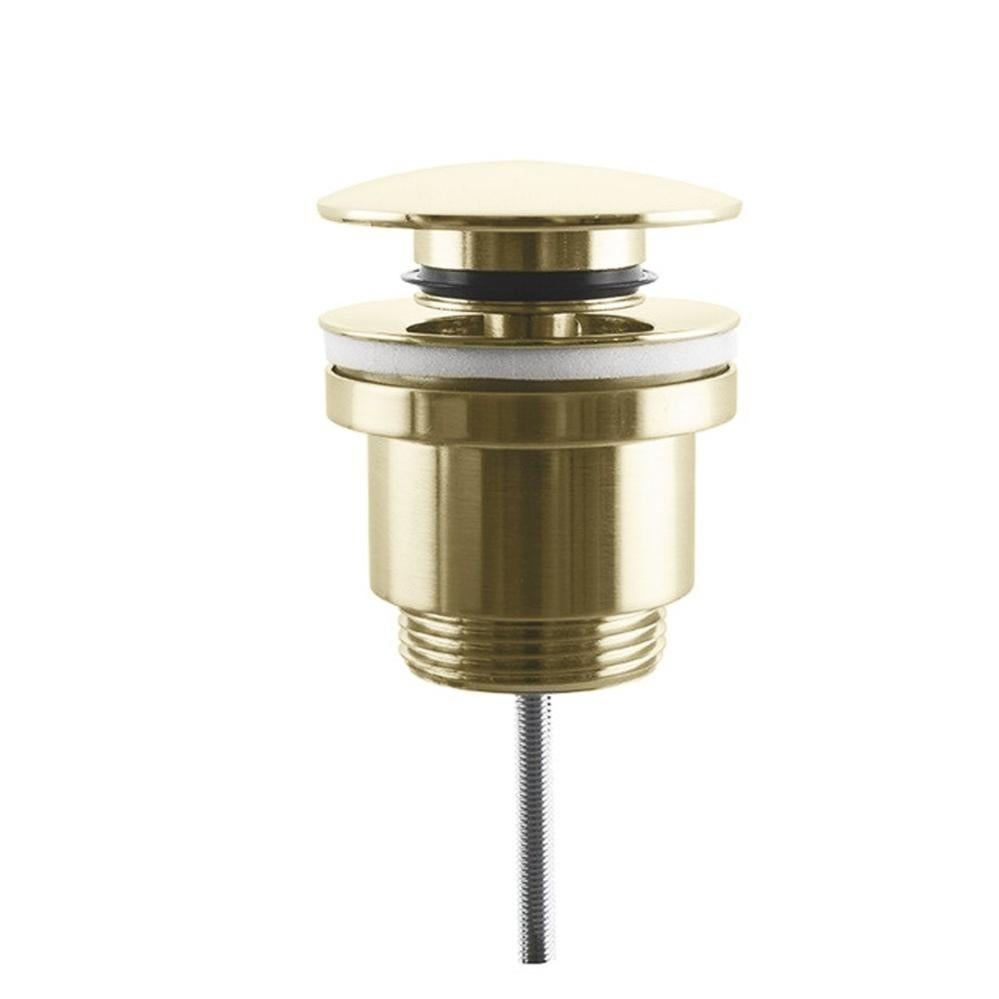 Tapparello Tappo a molla click clack per lavabo e bidet universale 1" e
