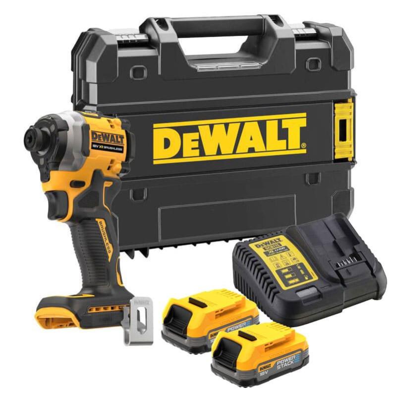 Dewalt DCF850E2T-QW 18 V 1.7 Ah Li-ion Power Stack Kömürsüz Çift Akülü