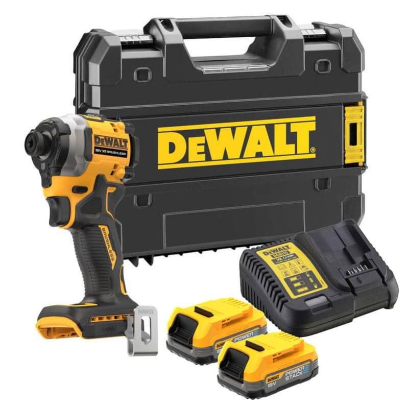 Dewalt DCF850E2T-QW 18 V 1.7 Ah Li-ion Power Stack Kömürsüz Çift Akülü Dewalt DCF850E2T-QW 18 V 1.7 Ah Li-ion Power Stack Kömürsüz Çift Akülü