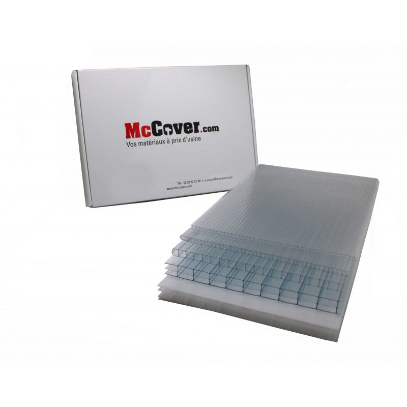 Plaque polycarbonate alvéolaire 6mm - McCover