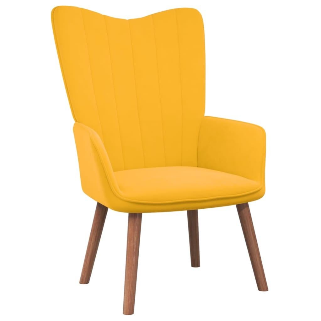 VidaXL Sedie da Pranzo 2 pz Giallo Senape in Tessuto | Leroy Merlin