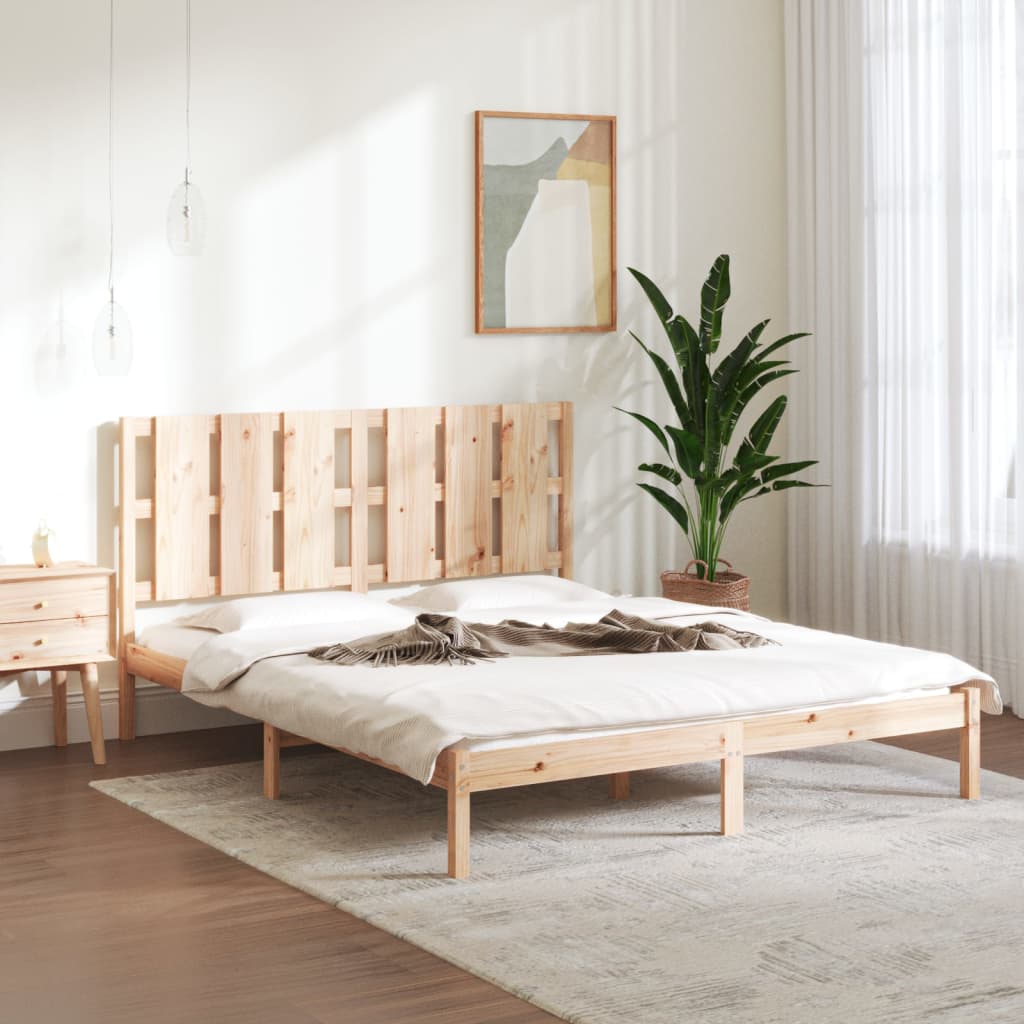 VidaXL Estructura de cama con cabecero piecero roble Sonoma