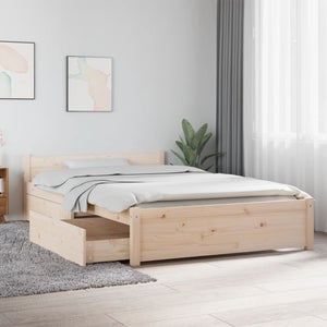 Tiroir de lit 120 x 190 avec sommier BUDDY - vert sauge