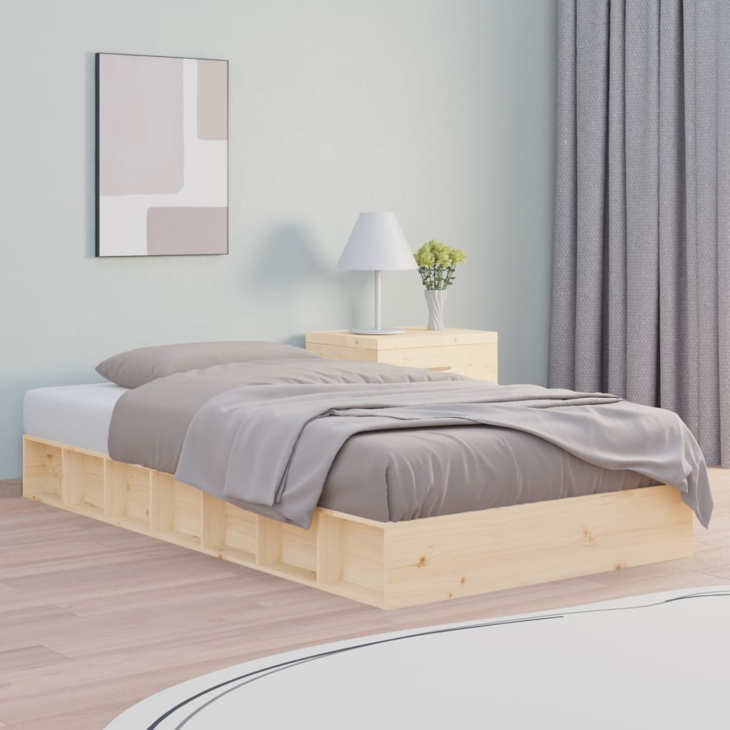 vidaXL Estructura de cama con cajones doble 135x190 cm