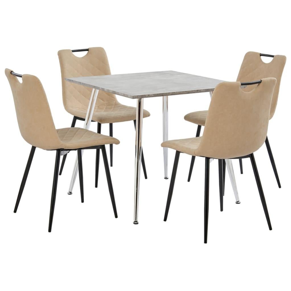 vidaXL Set Sala da Pranzo 7 pz Elegante Moderno Robusto Sedie