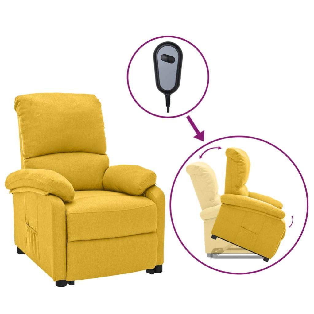 VidaXL Poltrona Reclinabile In Tessuto Verde Scuro – Comoda Con Poggiapiedi - 3