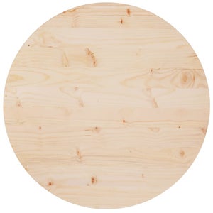 Tablero redondo u ovalado de madera de pino - A medida