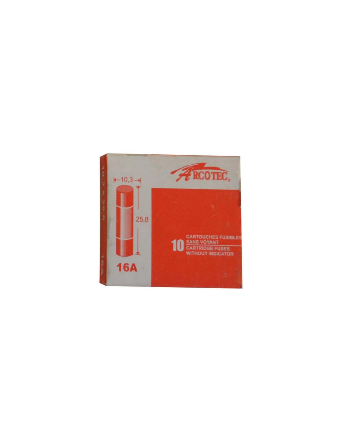 Boîte De 10 Fusibles Legrand 16A – 22,2 X 58 Mm, 500 V – Neuf En Emballage D’origine