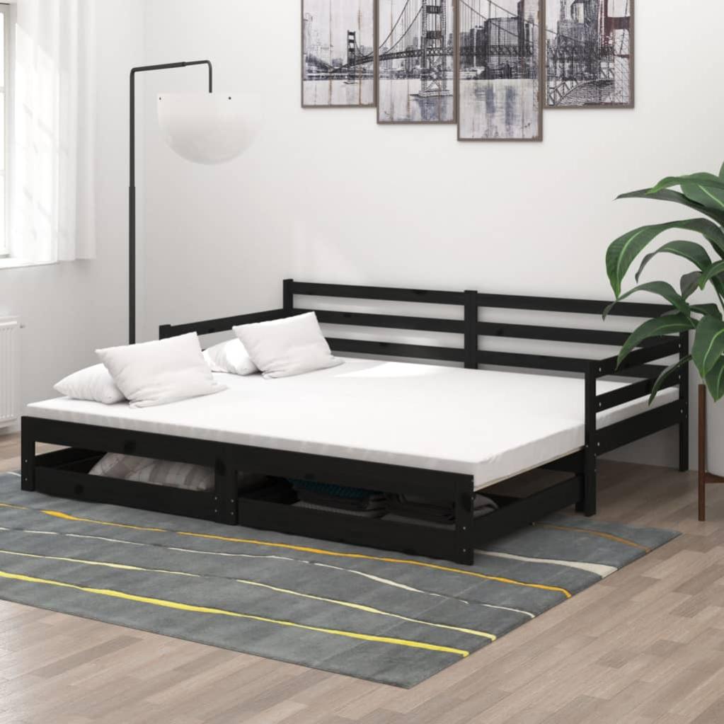 Dormeuse Estraibile senza Materasso Grigia 90x200 cm