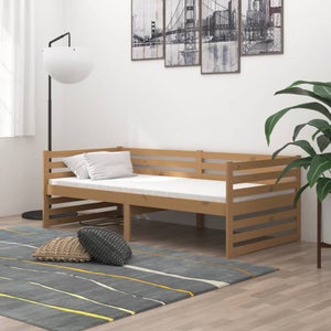 Letto Singolo Moderno Struttura Letto Dormeuse Miele 100x200 cm in