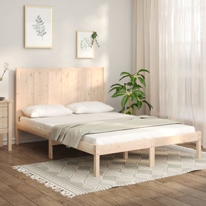 Estructura de cama de madera maciza blanca 180x200 cm - referencia  Mqm-3101234