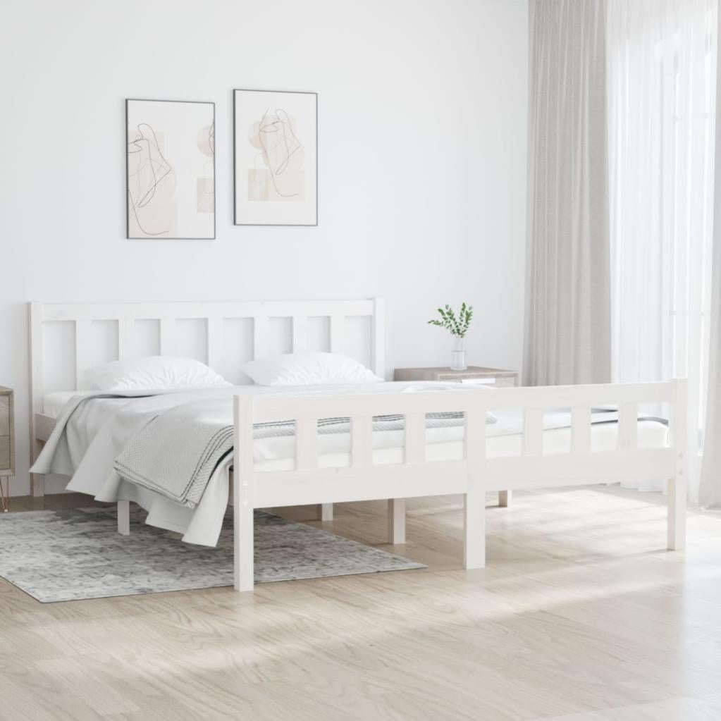 VidaXL Giroletto In Legno Massello 120x190 Cm 4FT Small Double | Leroy - 14