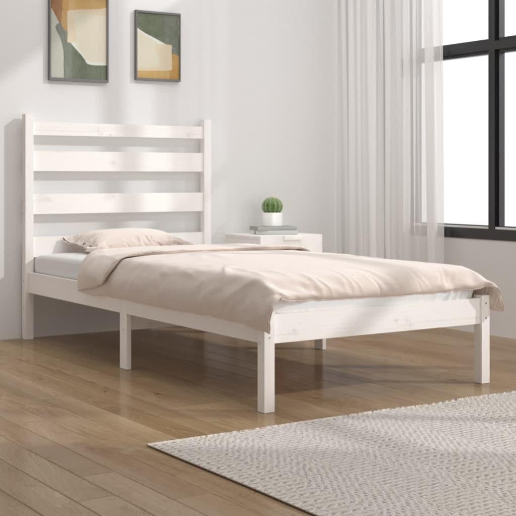Letto Impilabile VidaXL 75x190cm In Legno Di Pino Massello - Design Minimalista, Base Con Doghe - Foto 8