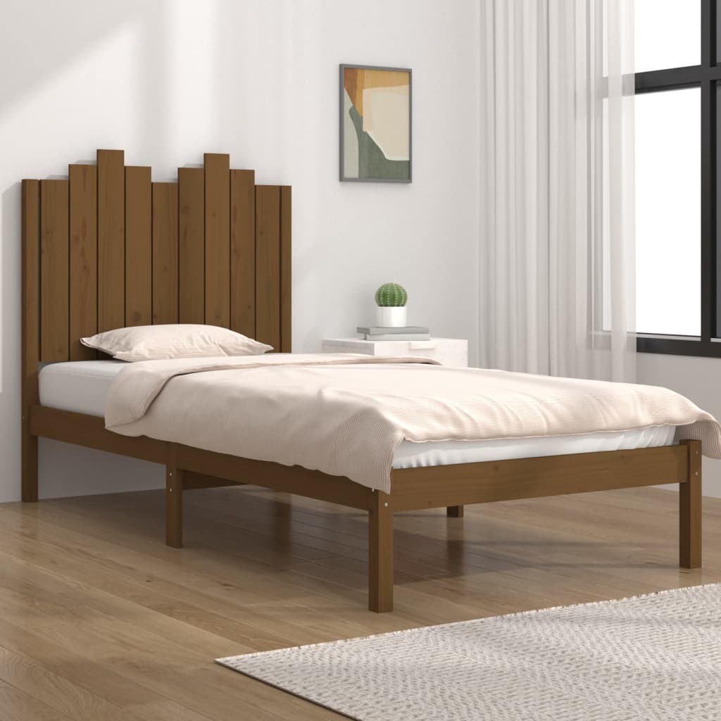 Struttura Letto Singolo 80x200 cm Deluxe in Legno Massello di