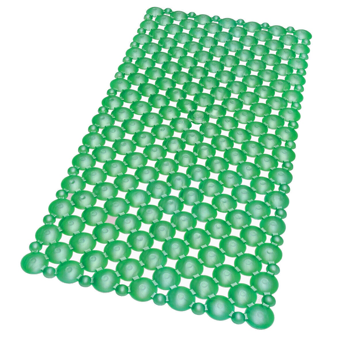 Alfombra Para Ducha Bañera 35x75 cm PVC Antimoho Lavable Ventosas  Antideslizantes Verde