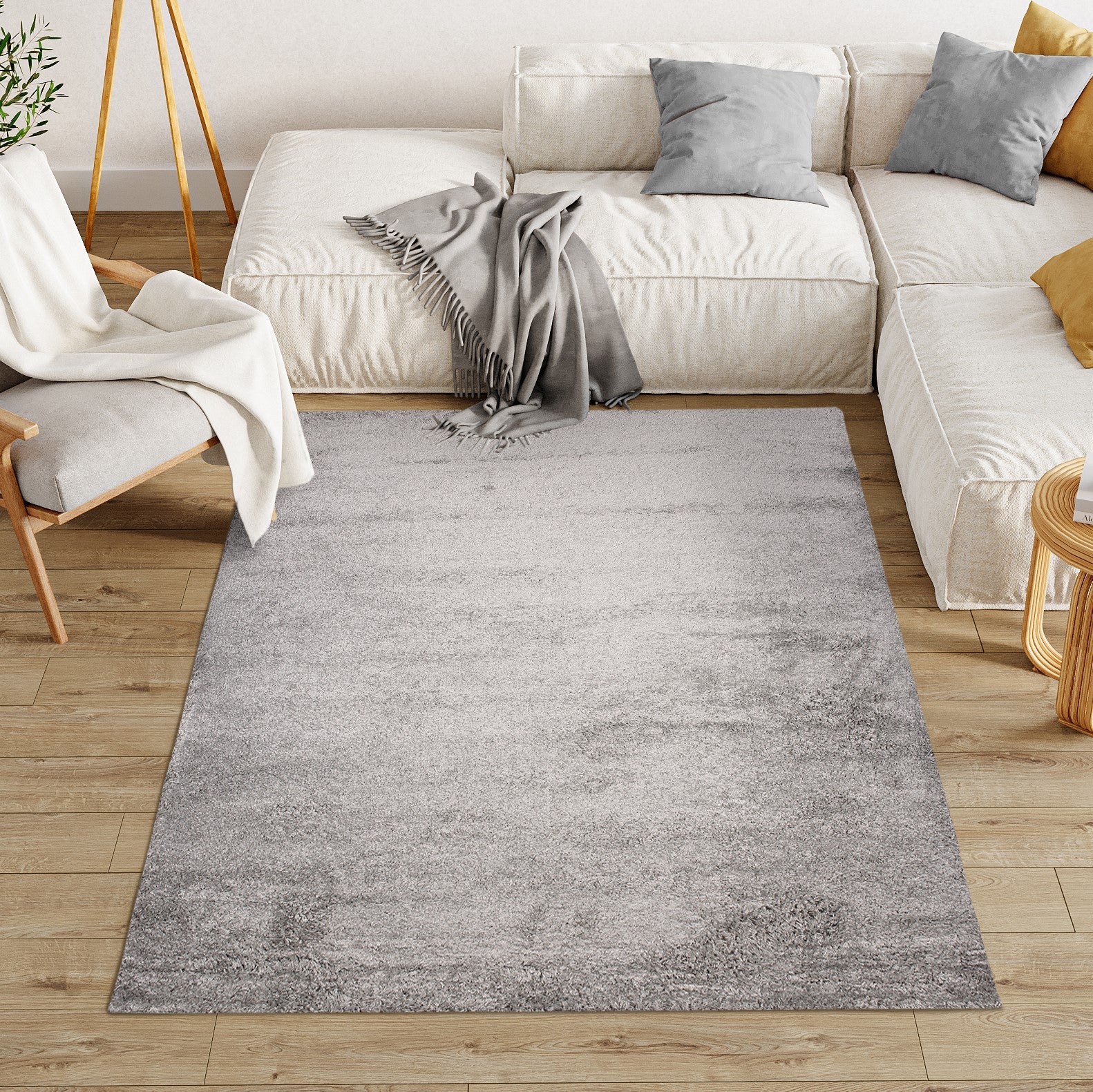 Tappeto Interno Tappeto Insonorizzante Tappeto da soggiorno nordico grigio  semplice grande superficie pieno mat Tappeto Da Camera Letto 180X200cm