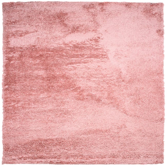 TAPISO Silk Alfombra de Salón Sala Antideslizante Moderno Rosa Shaggy Pelo  Largo Suave 200 x 300 cm