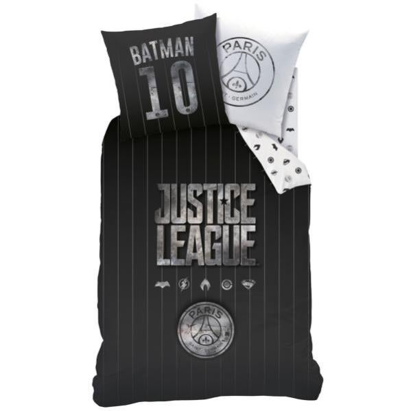 Housse de couette PSG x Justice League, Gris foncé, 140x200cm, 1