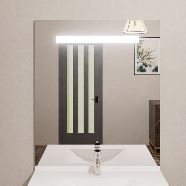 Bandeau halogène pour salle de bain - 140cm