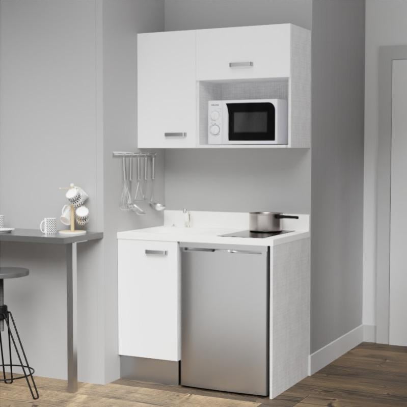 K00 100 cm avec emplacement frigo top, meubles de