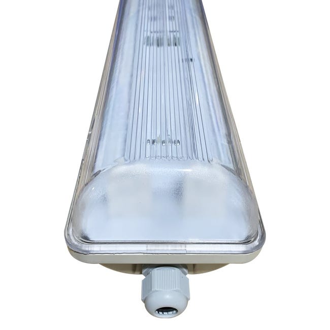 Boîtier étanche LED sans ballast pour 2 tubes T8 de 120cm - 36W max